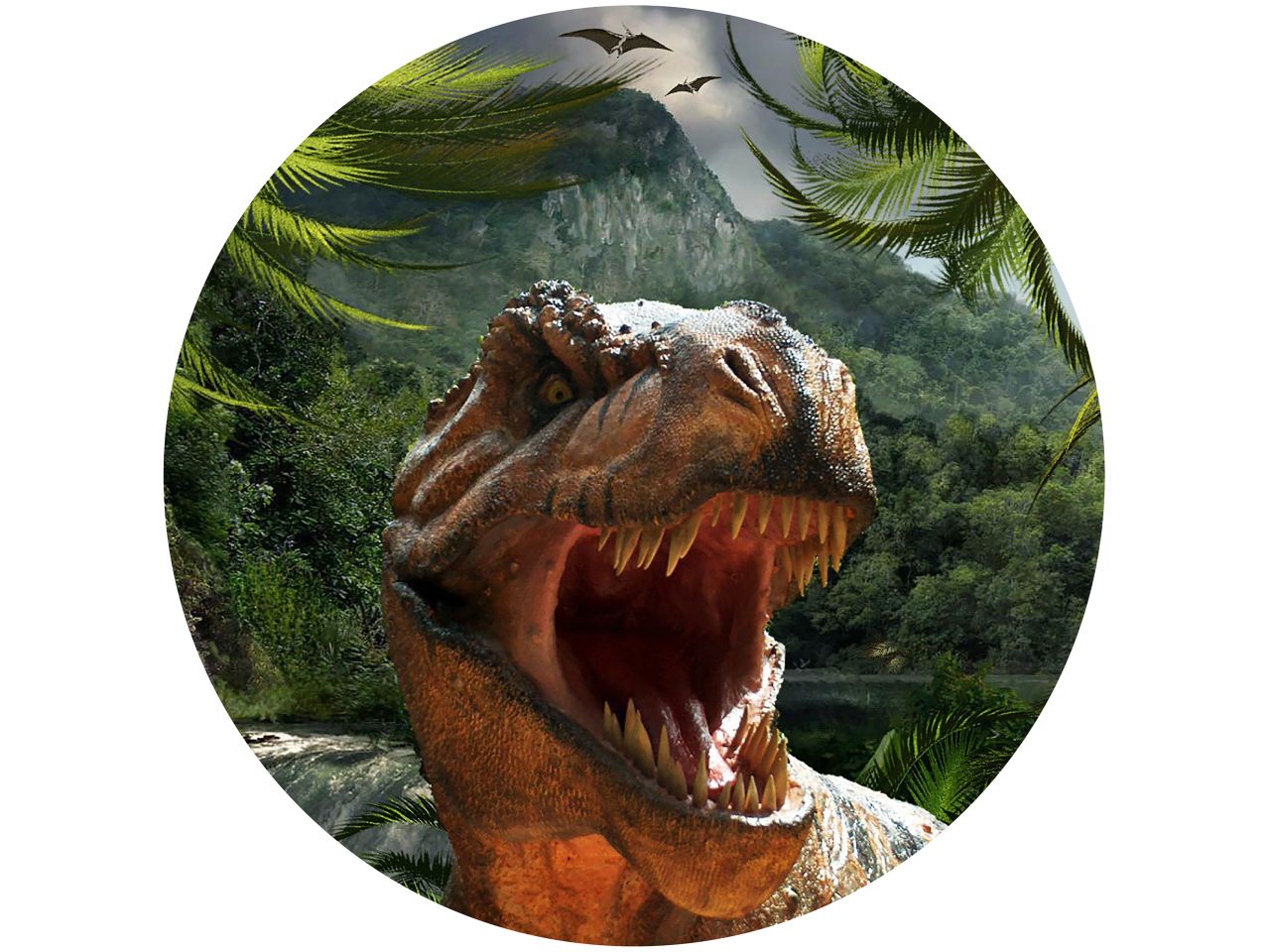 tortenaufleger jurassic world 7 rund 20cm