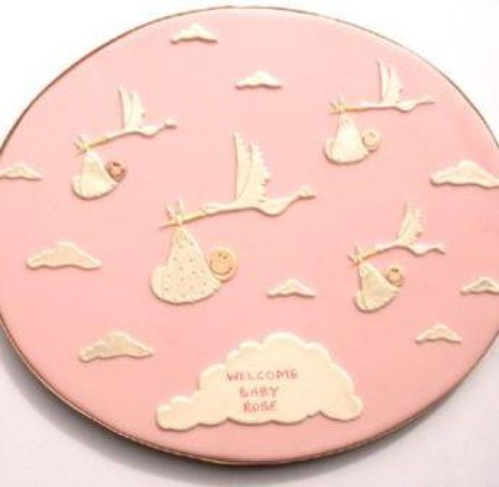 fondant ausstecher praeger set storch baby und wolke