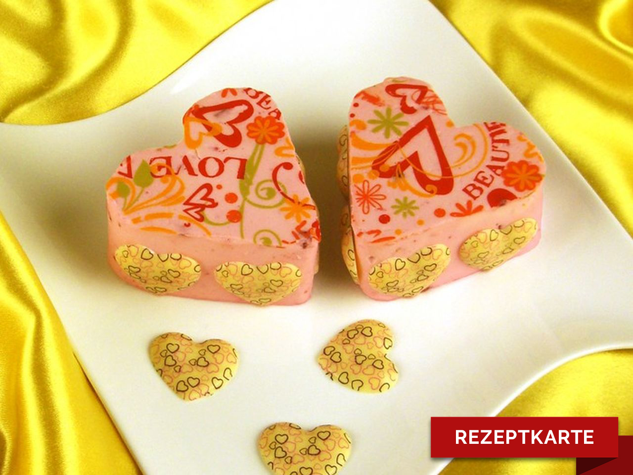 erdbeer sahne herz rezeptkarte