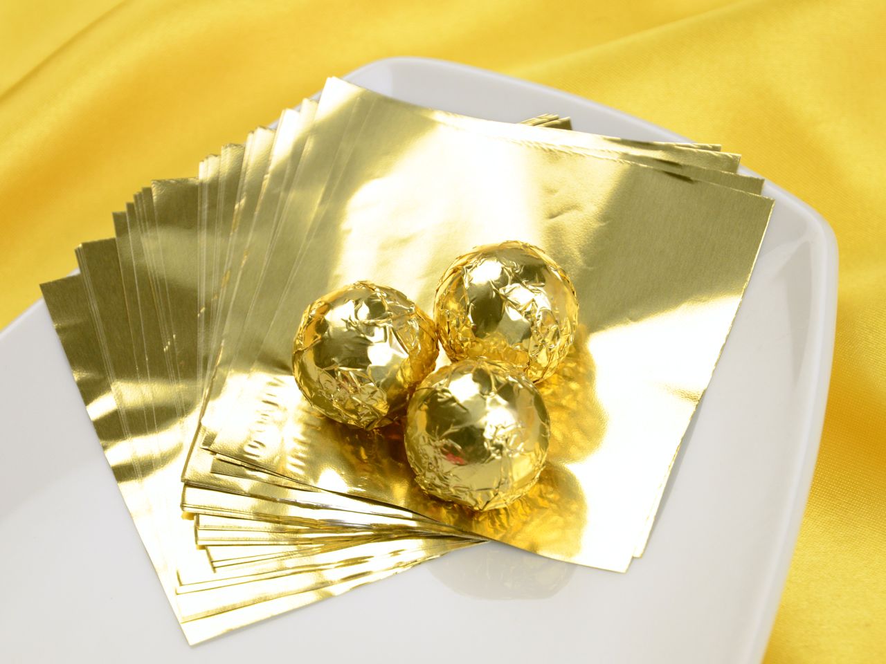 wickelfolie gold 50 blatt