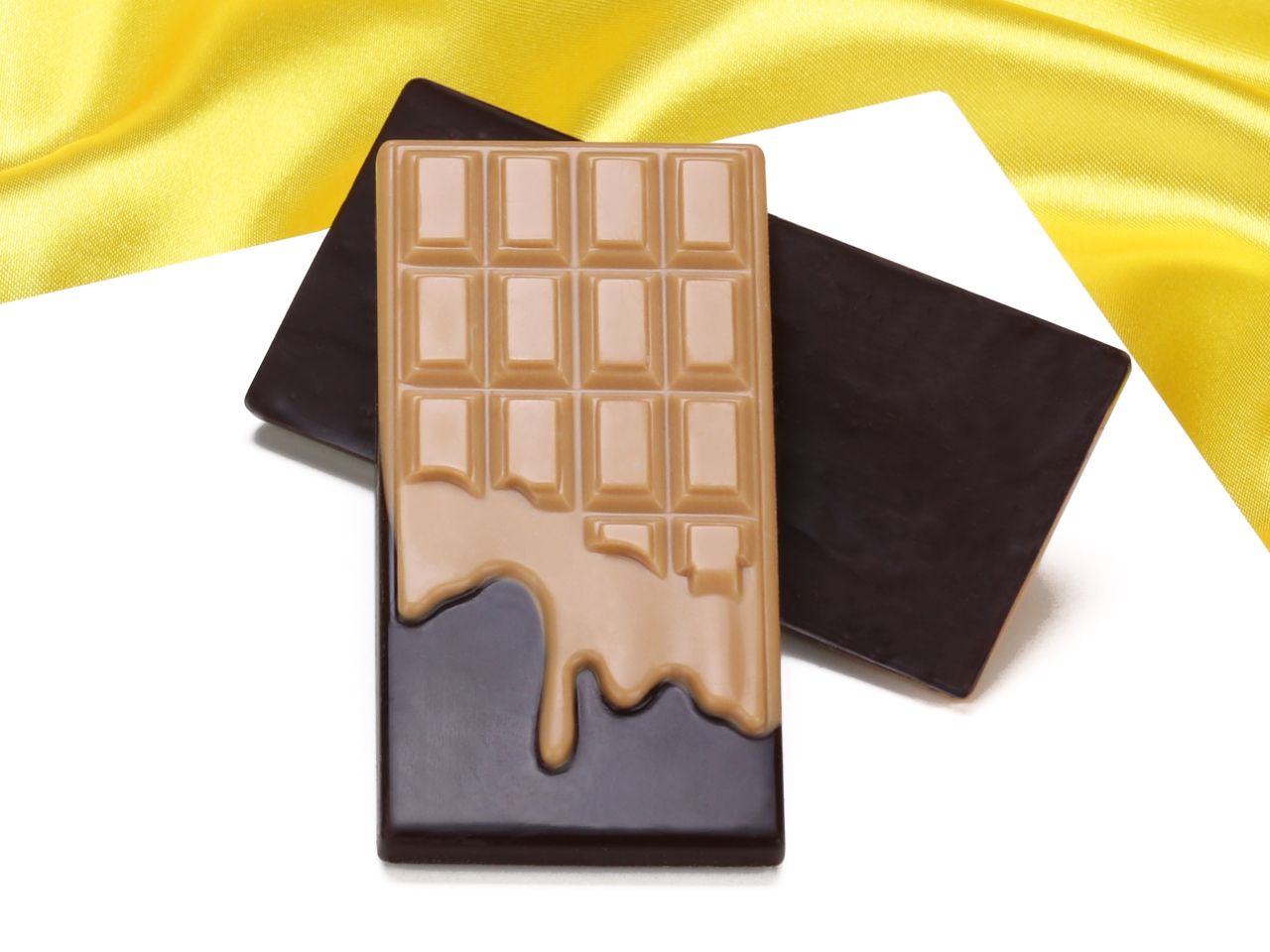 schokoladenform tafel schmelzend