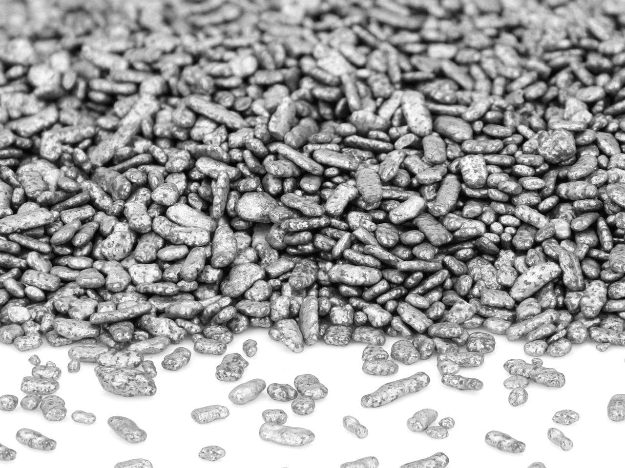 dekorflocken silber 100g