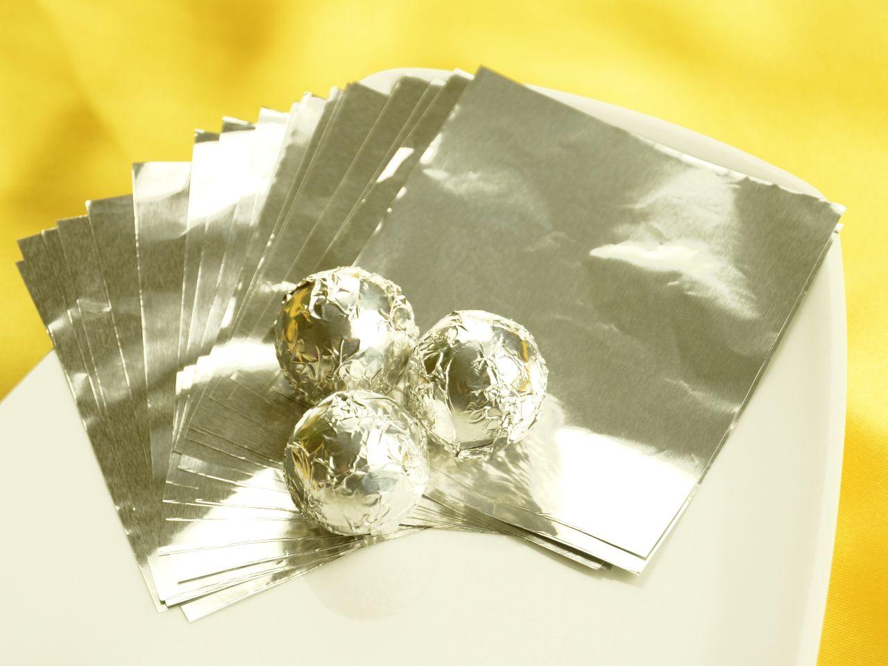 wickelfolie silber 50 blatt