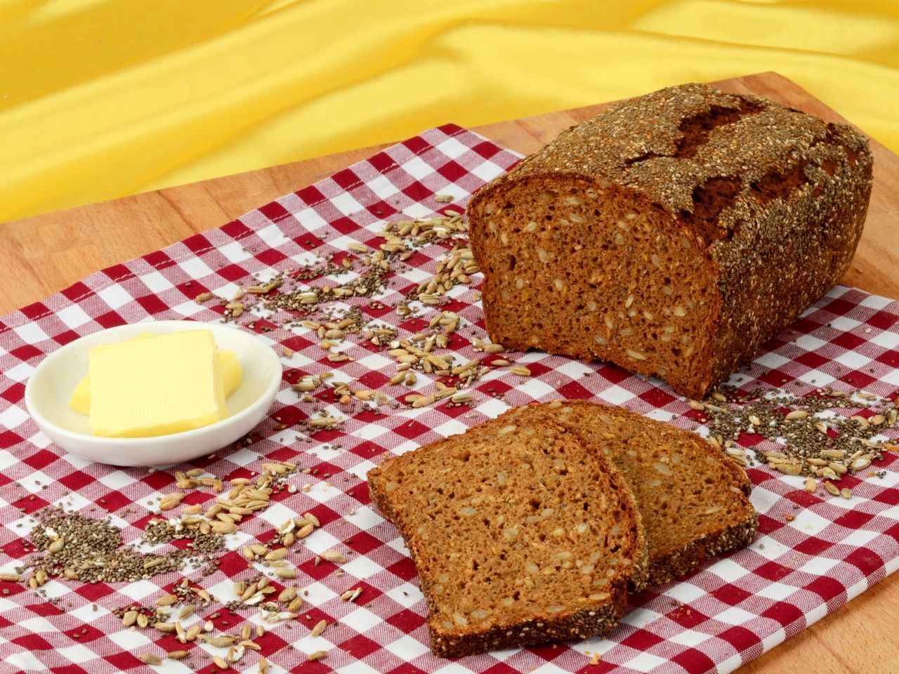 backmischung roggenbrot mit chia samen 550g