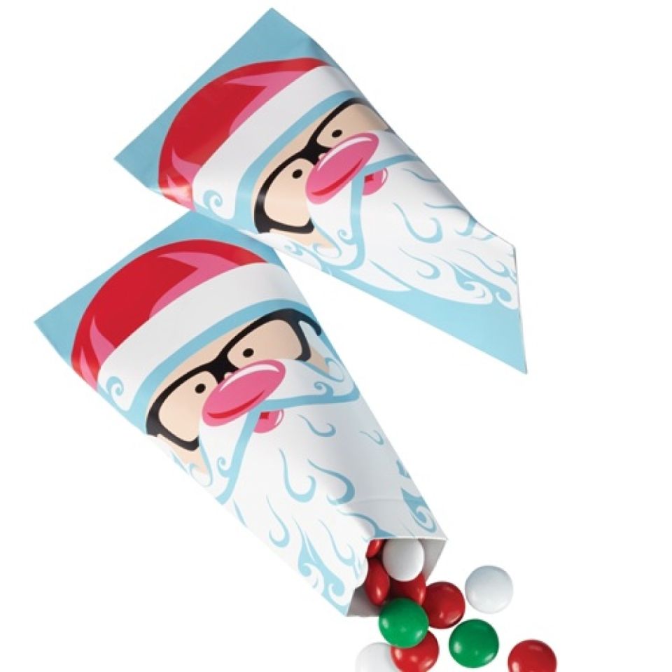 wilton geschenktueten santa 6 stk 6x11 cm