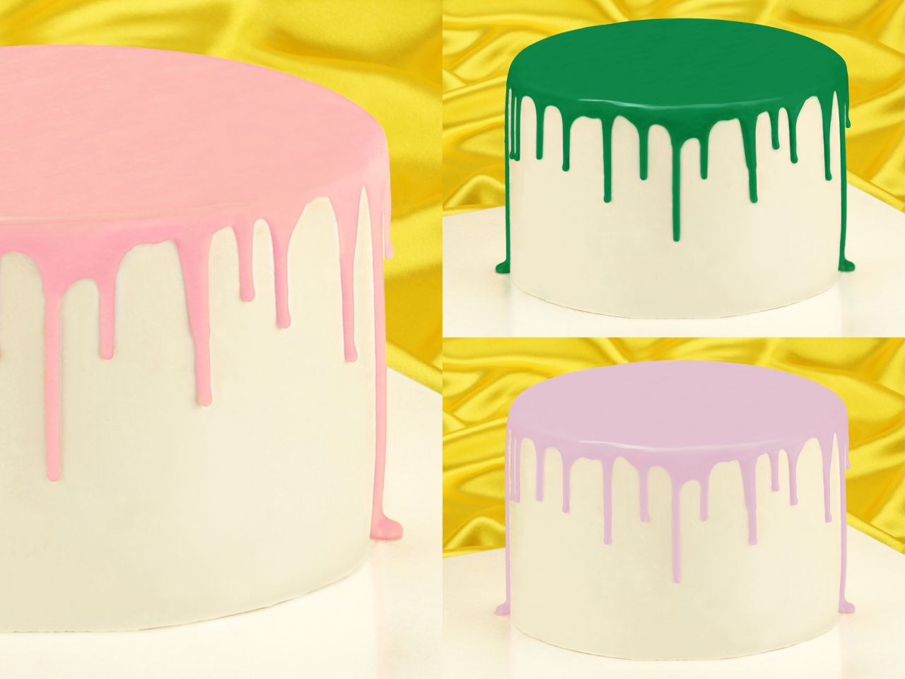 cake drip glasur bluetentraum set 3er