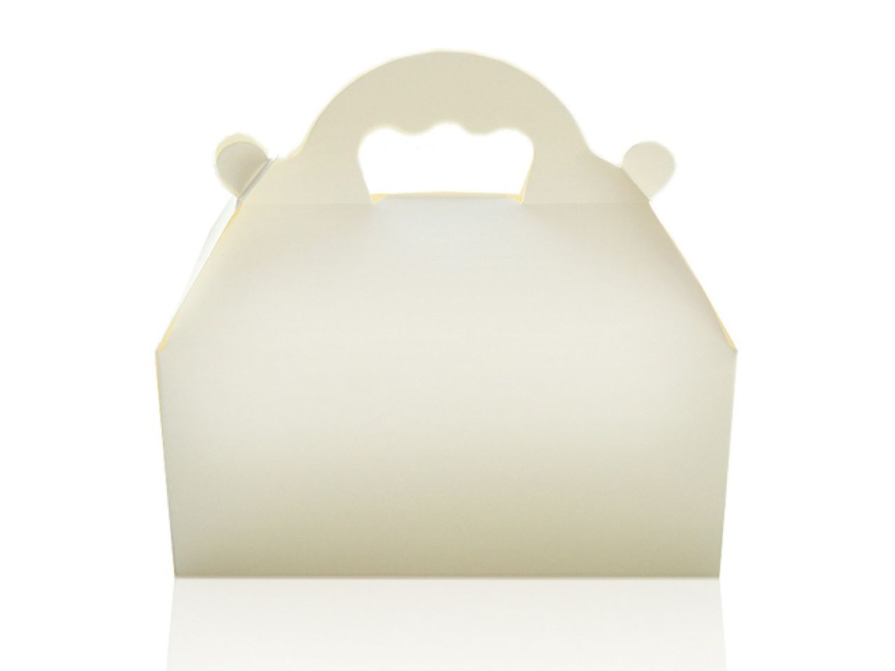 kuchenbox mit tragegriff 20x18cm weiss