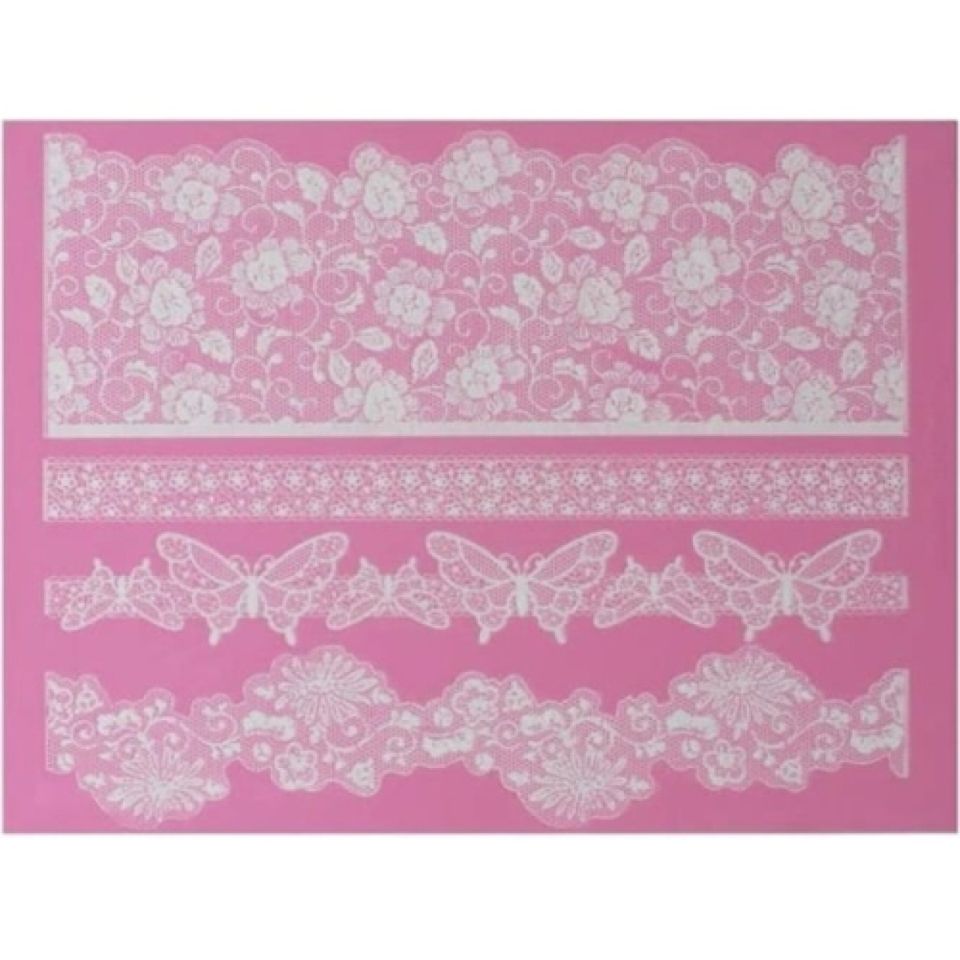 cake lace matte madame butterfly fuer essbare spitze
