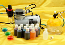 Airbrush-Werkzeuge und Zubehör für Tortendekoration