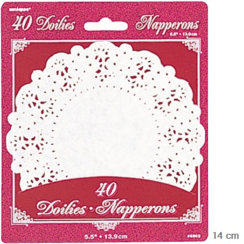 toertchen doilies kleine tortenspitzen 14 cm 40 stk
