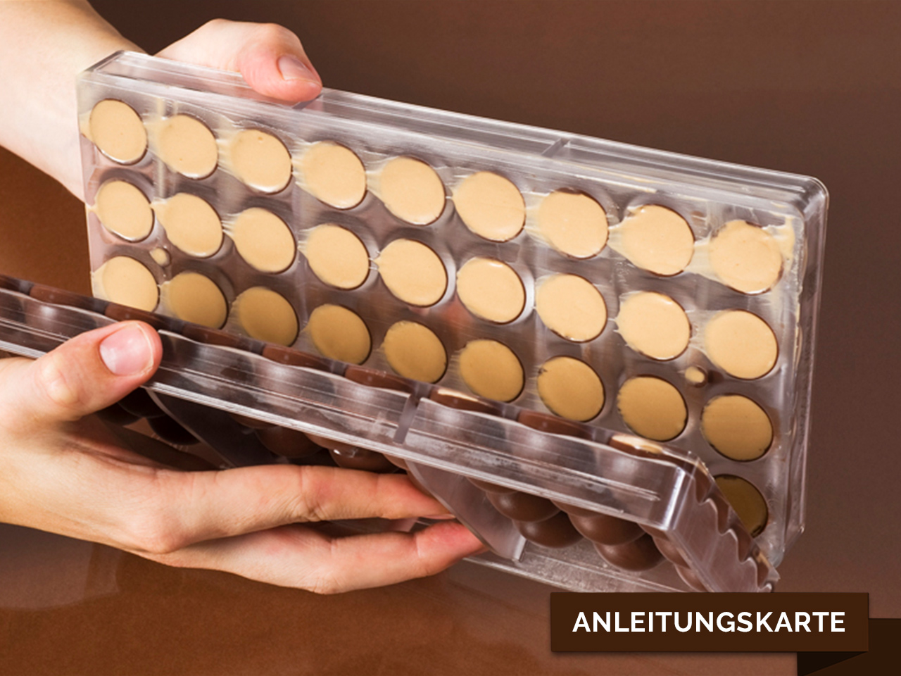 pralinen verschliessen doppel formen