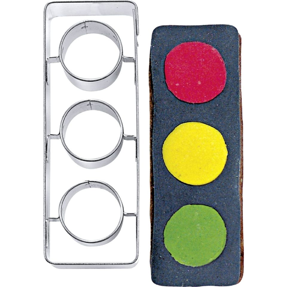 ausstechform ampel 6 5 cm edelstahl