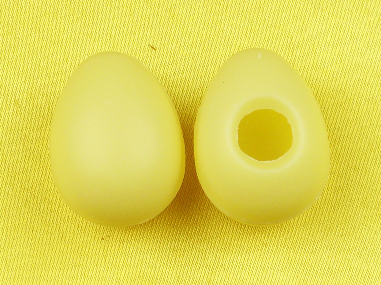 1 folie hohlkoerper mini eier weiss