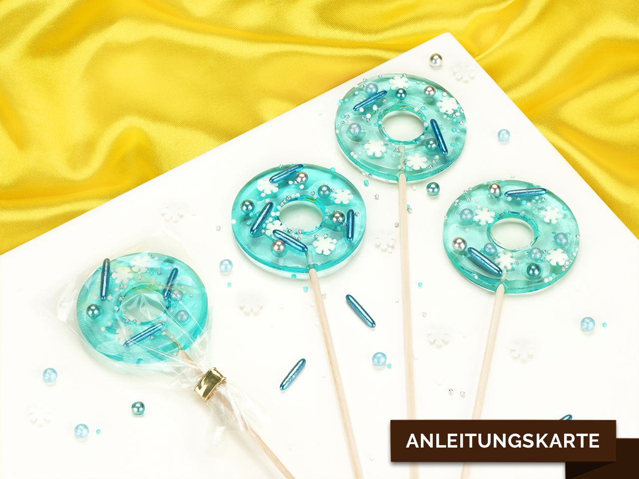 kunterbunte donut lollis anleitung