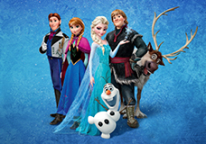 Frozen Tortenaufleger aus Fondantpapier