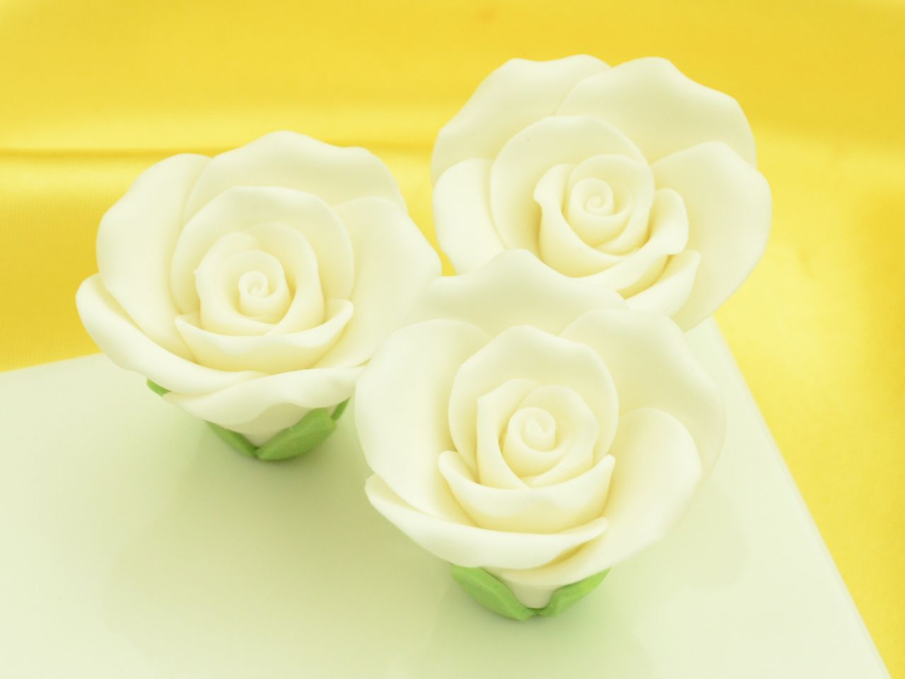 rosen 35mm weiss zucker 3 stueck
