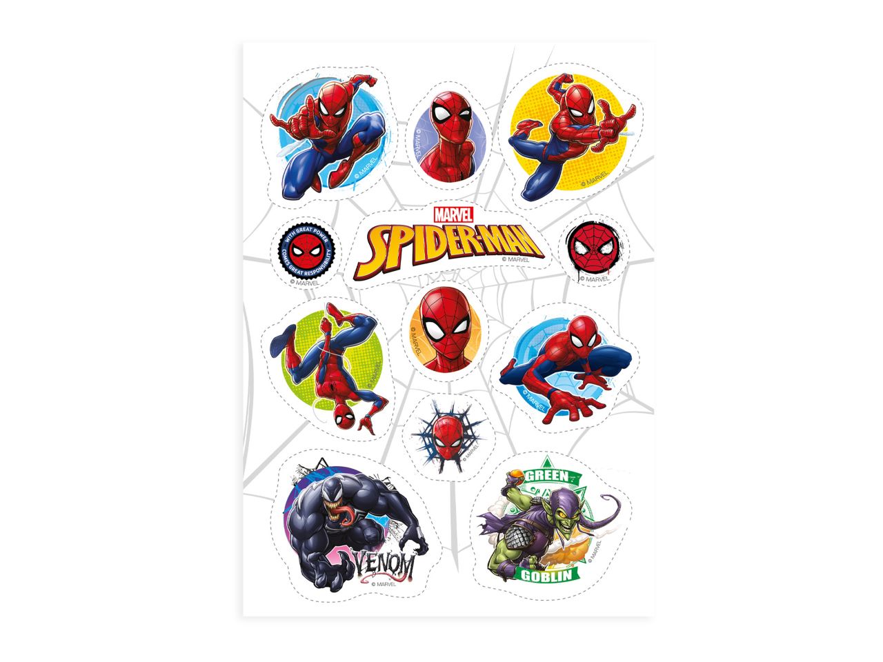 muffinaufleger spiderman oblate 12 stueck