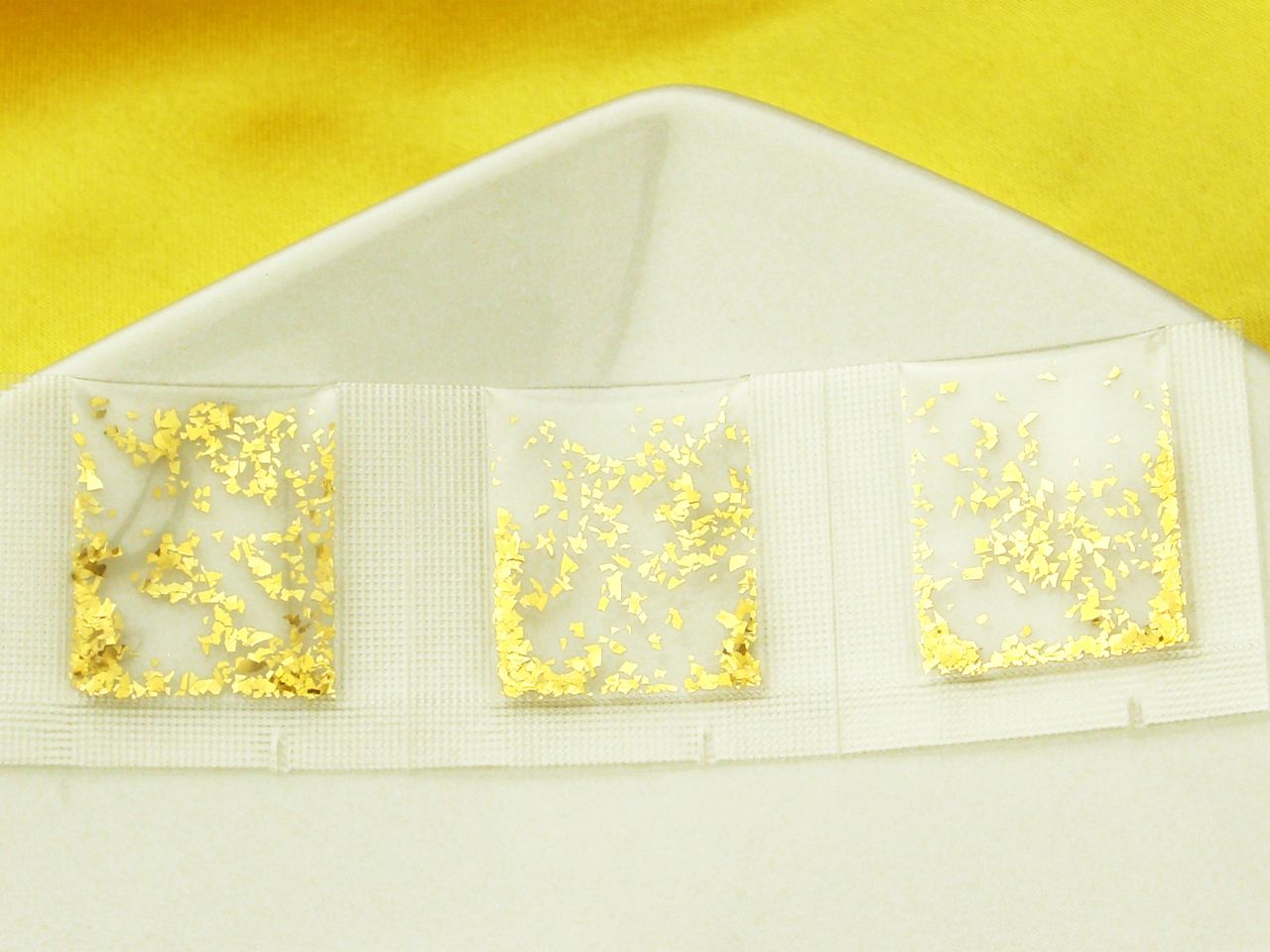 minibeutel flitter grob gold 3er pack
