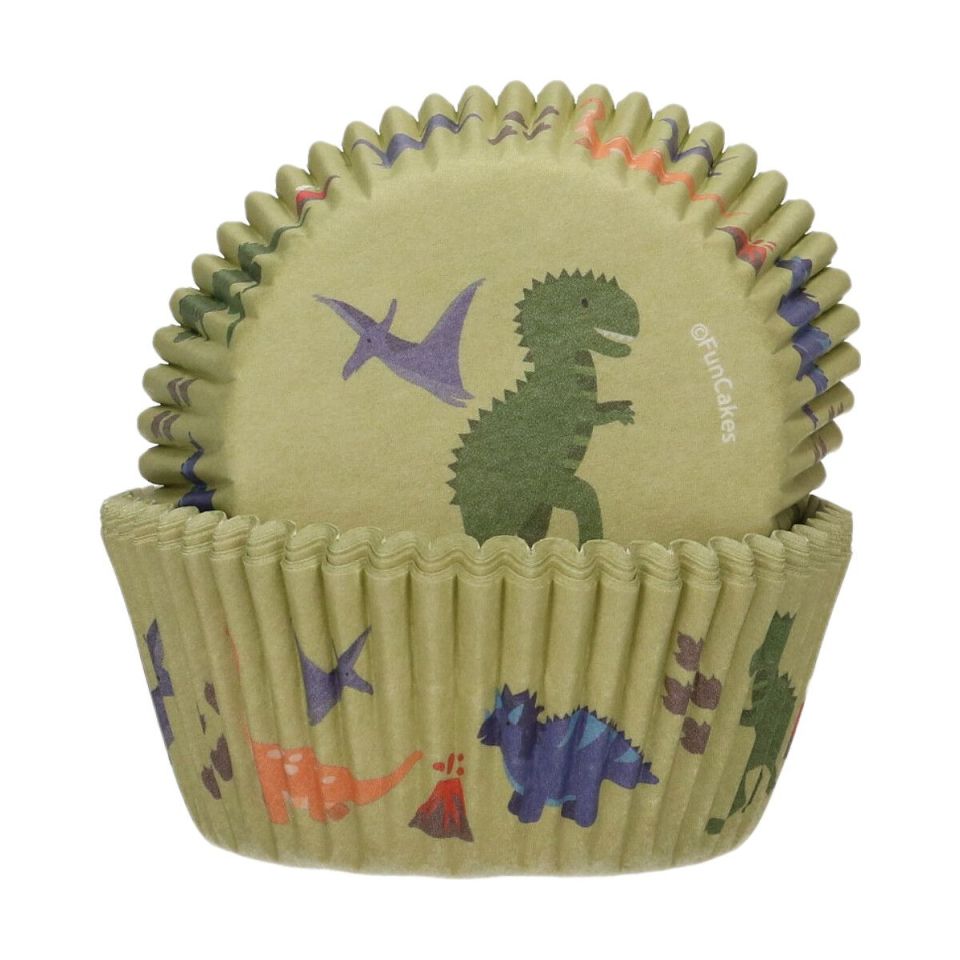 funcakes muffinfoermchen dino 48 stueck