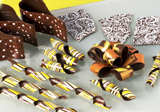Dekorfolien für Torten, Desserts, Pralinen und Gebäck