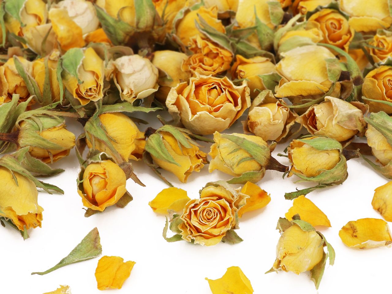 rosenknospen gelb natur 10g