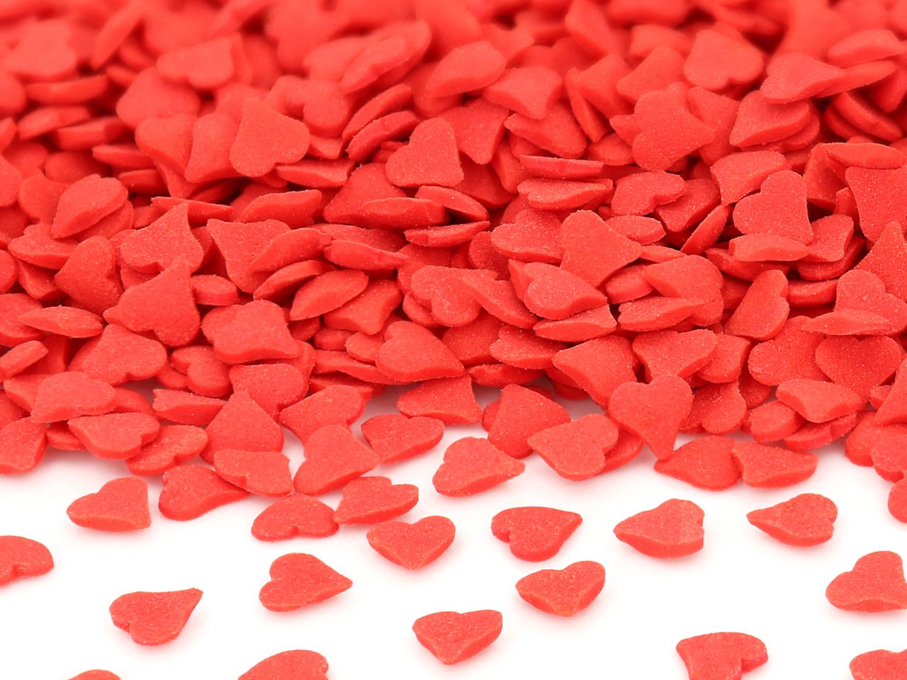 streudekor herzen rot 80g