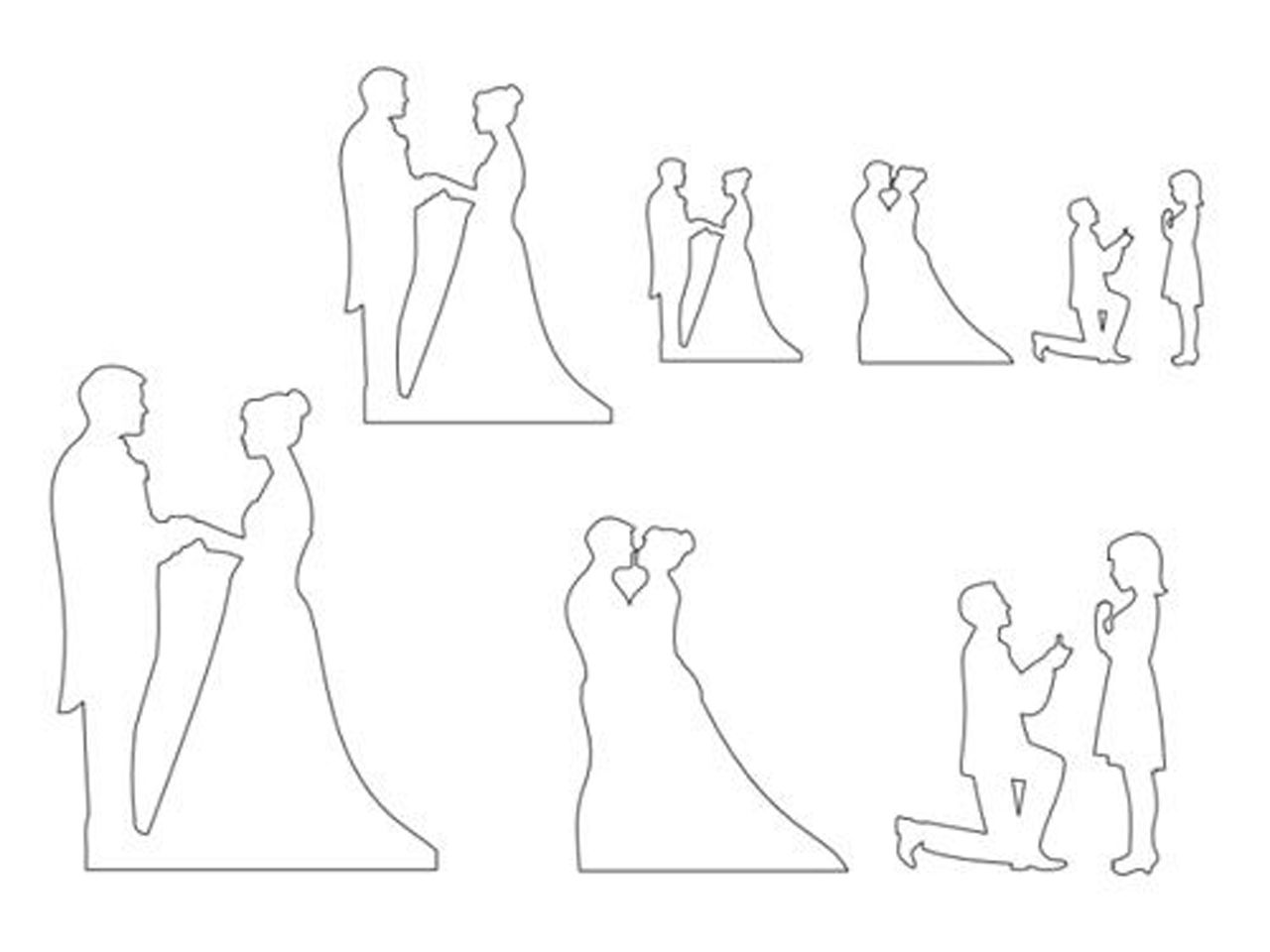 patchwork cutter hochzeit set