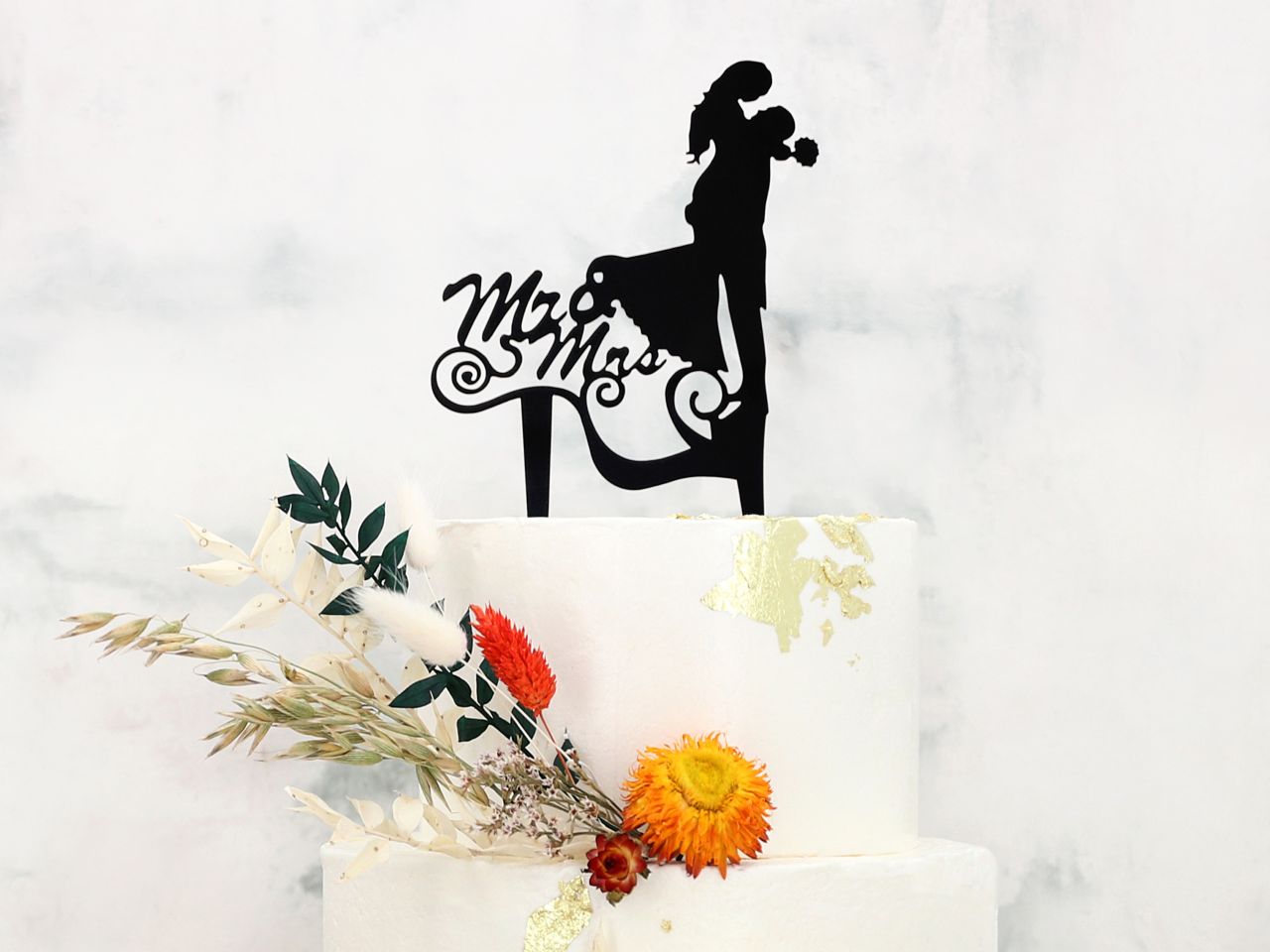 cake topper mr mrs schwarz
