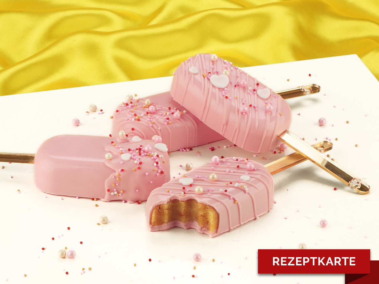 cakesicles pink pearl rezeptkarte