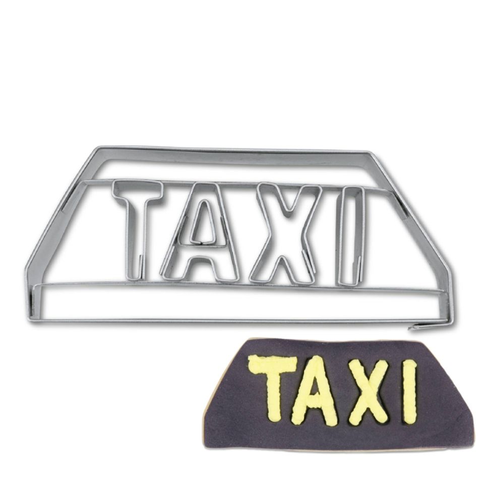 plaetzchen ausstecher taxi