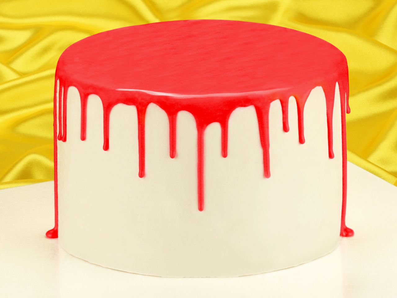 cake drip glasur strawberry red 250g
