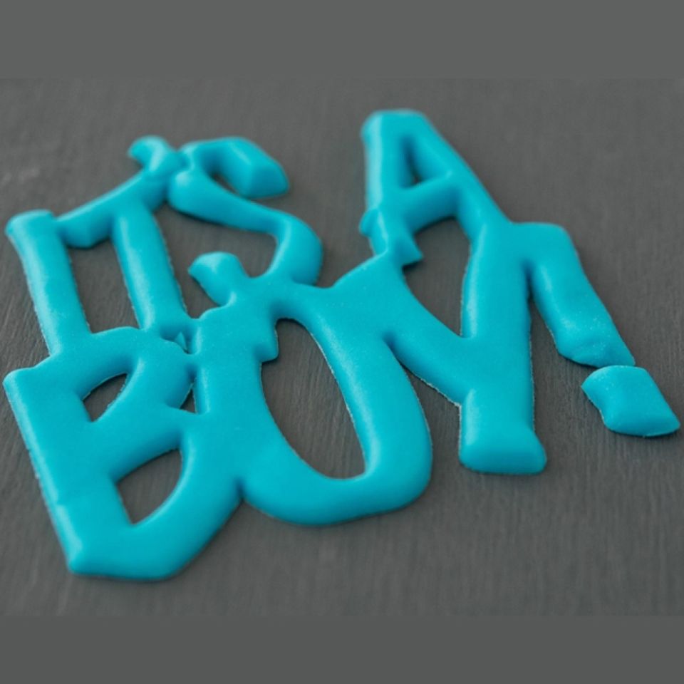 fmm fondant ausstecher its a boy
