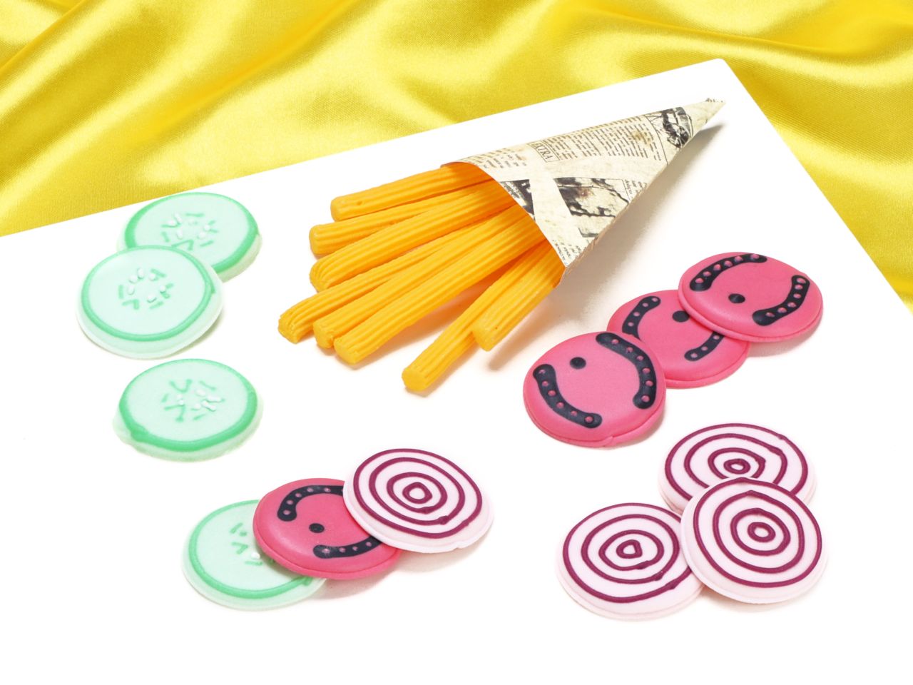 zuckerdekor burger set