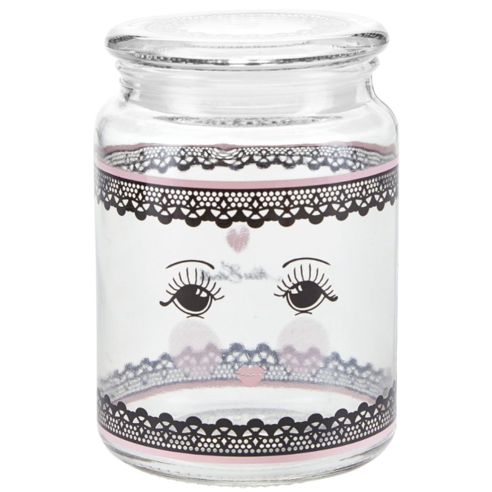 miss etoile bonboniere mit deckel lace 560 ml