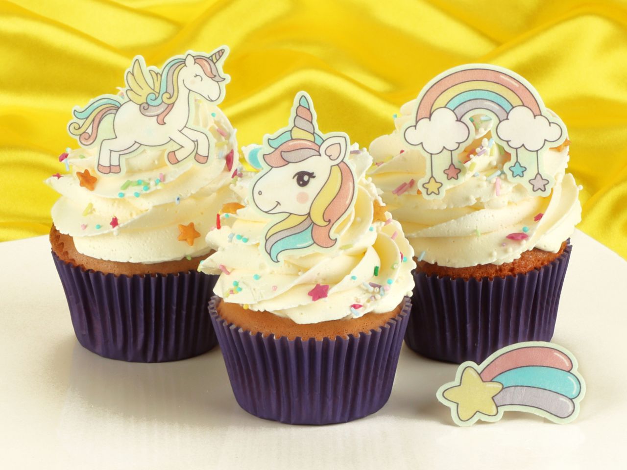 wafer paper einhorn 16 stueck vorgestanzt