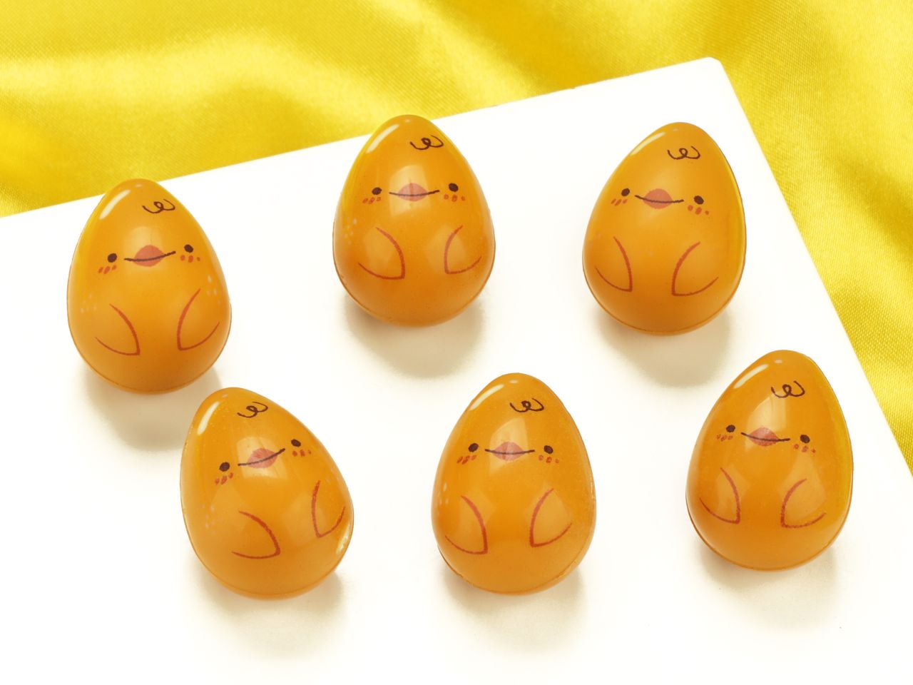 3d schokoladen ei kueken 6tlg
