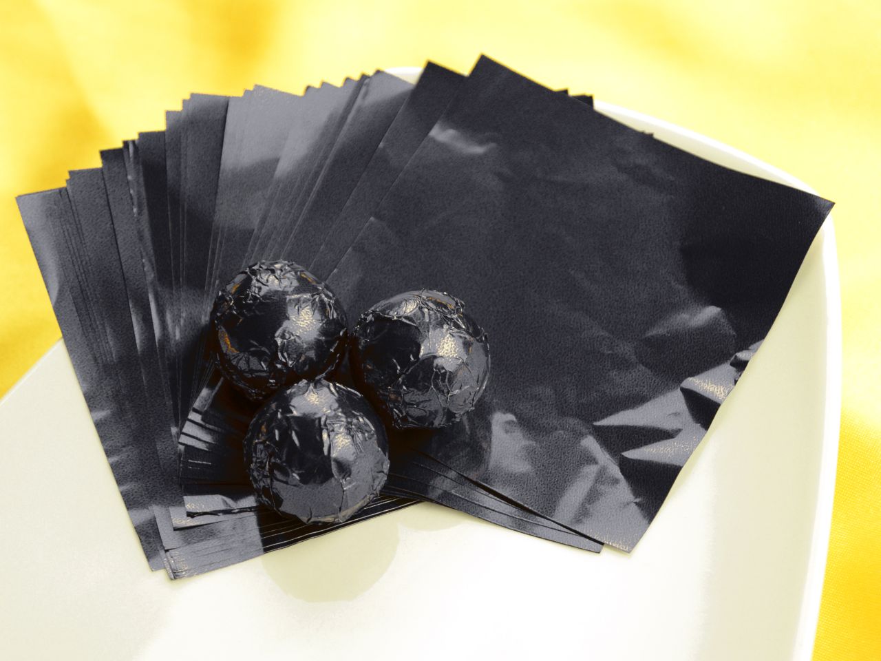 wickelfolie schwarz 50 blatt