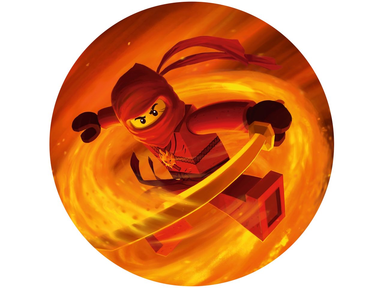 tortenaufleger ninjago 2 rund 20cm