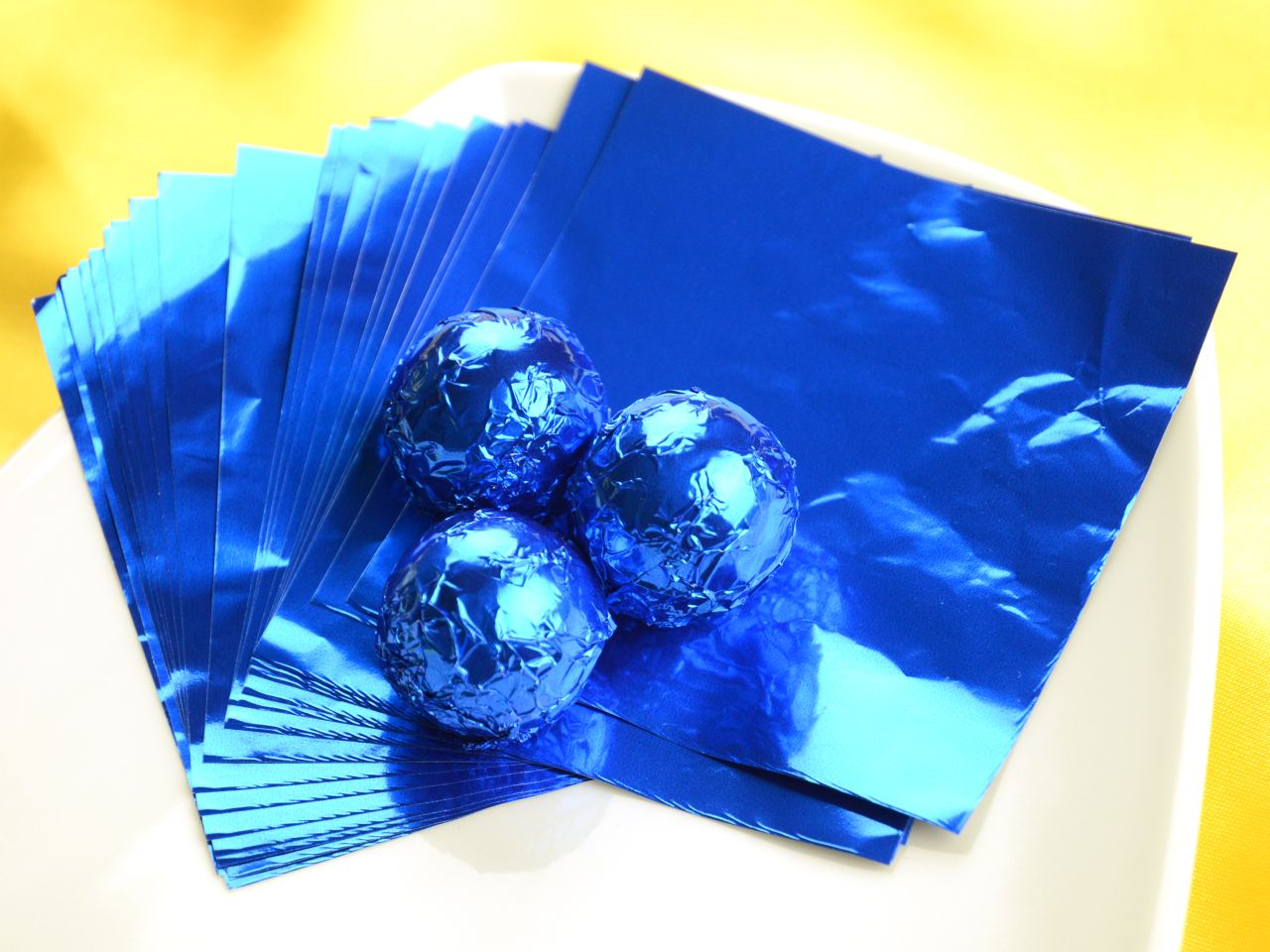 wickelfolie blau 50 blatt