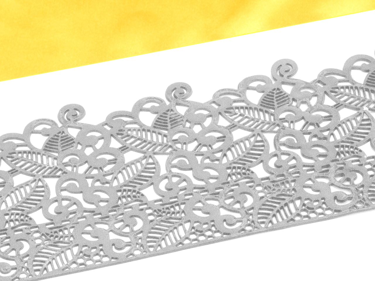 spitzendekor baroc silber