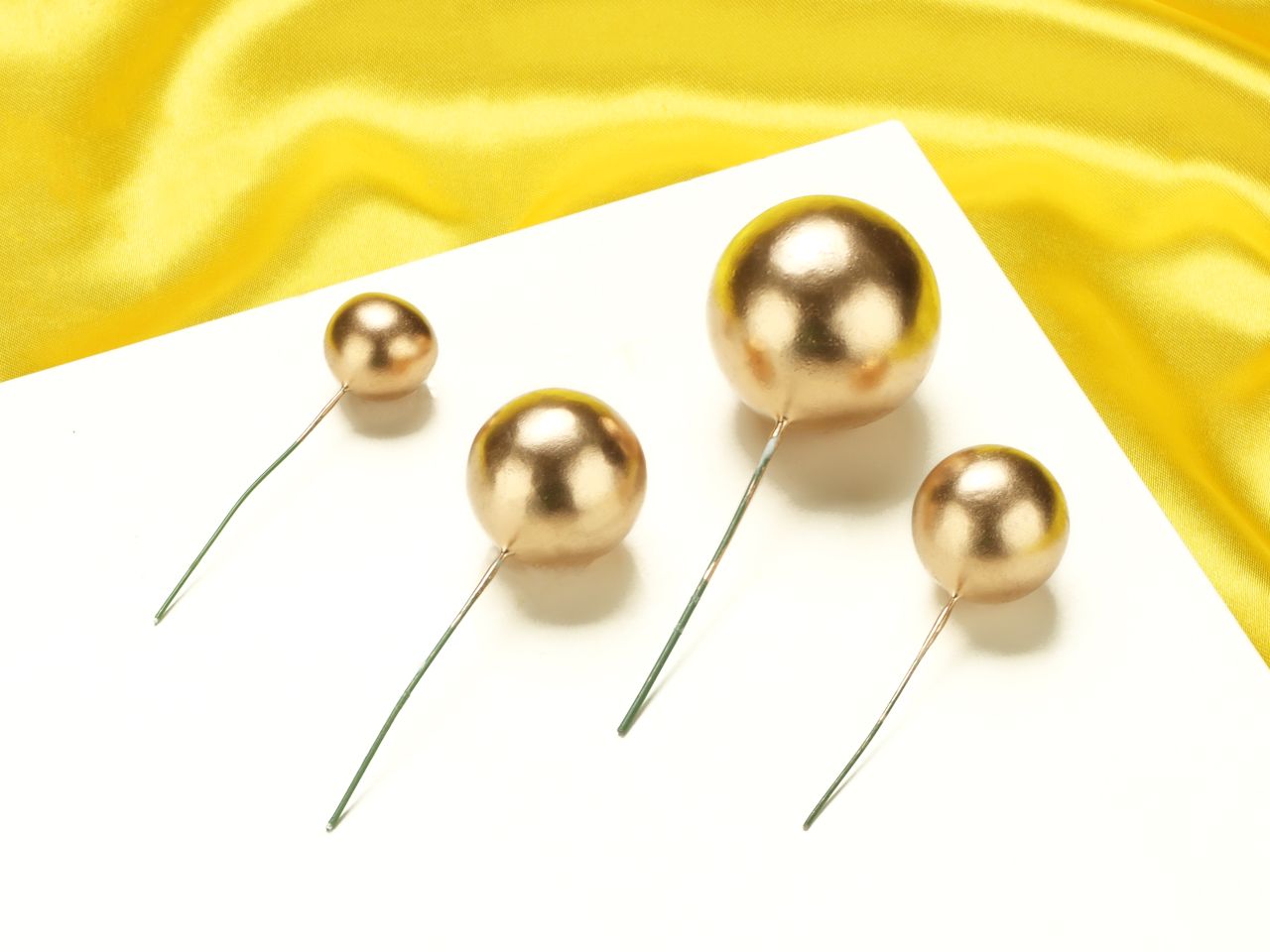 bubbles einstecker gold 4 stueck