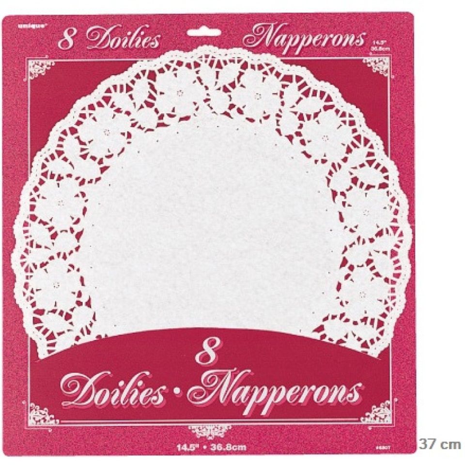 torten doilies grosse tortenspitzen 37 cm 8 stk
