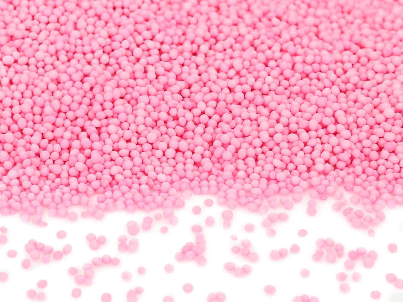 mini perlen rosa 90g