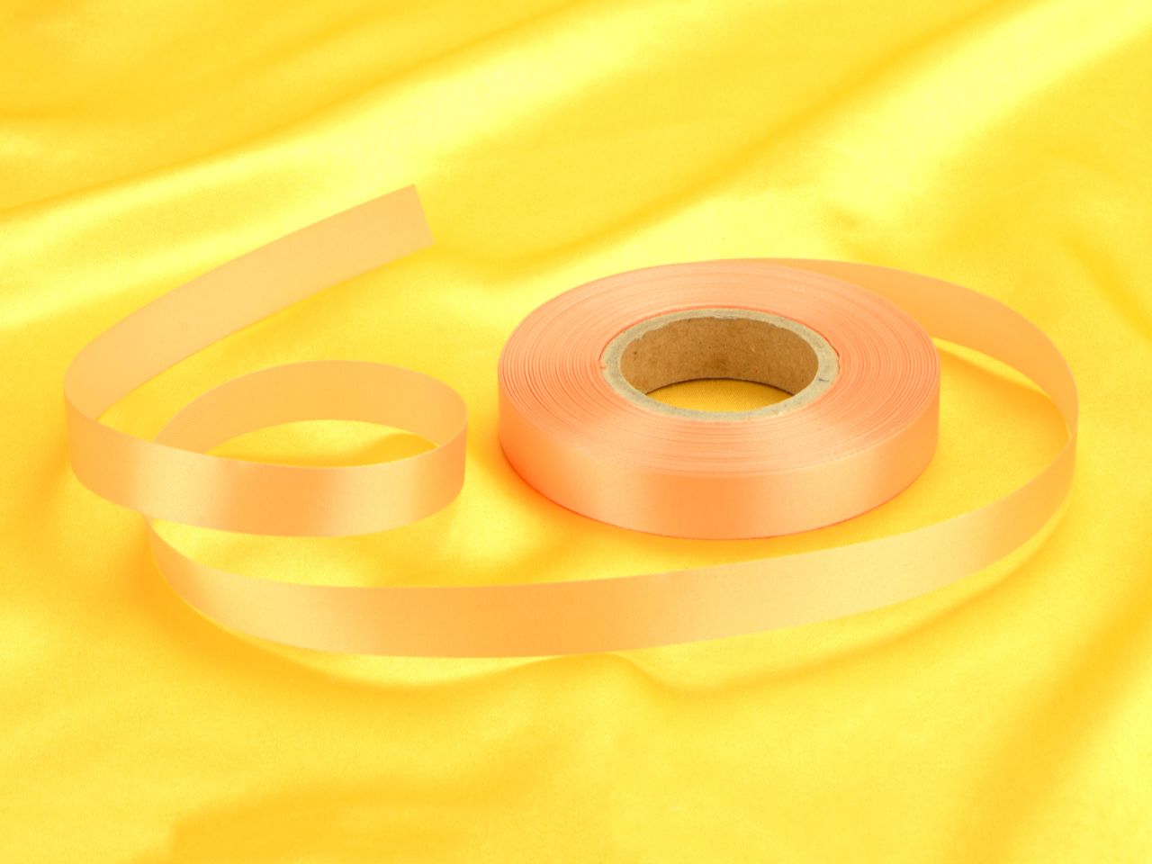 satinband lachs 14mm 30 meter