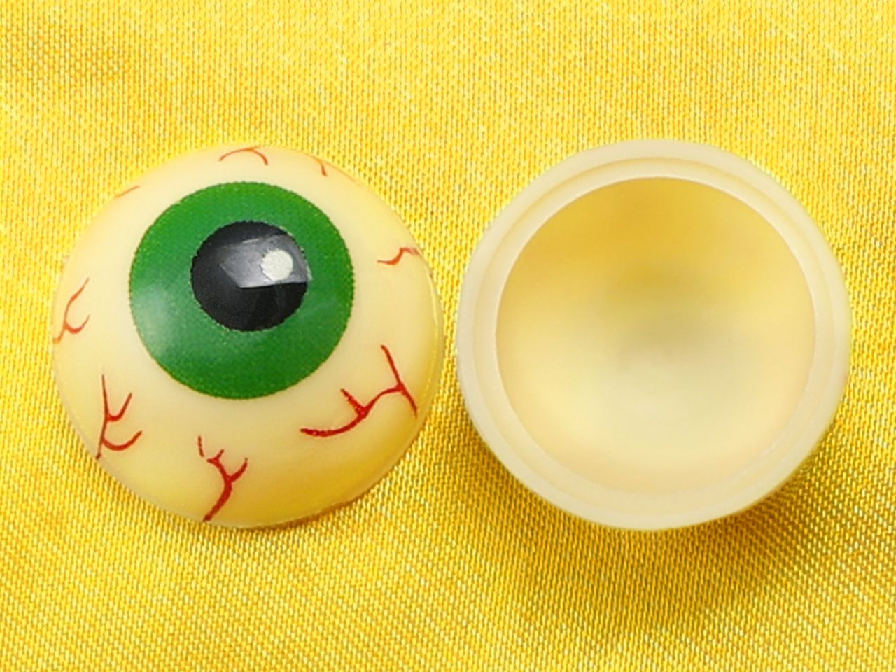 1 folie halbschalen monster augen weiss 40 stueck