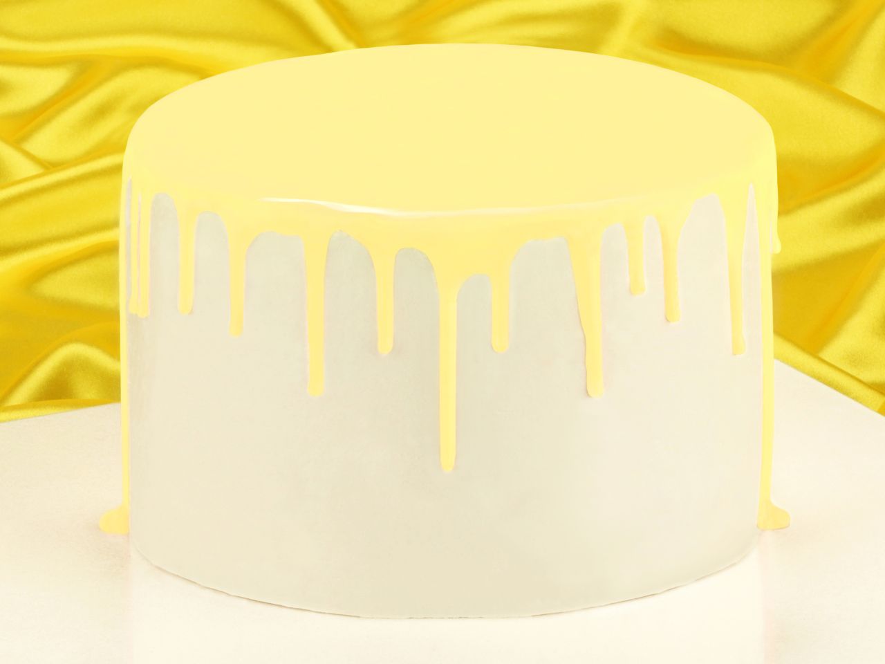 cake drip glasur pastel yellow 250g
