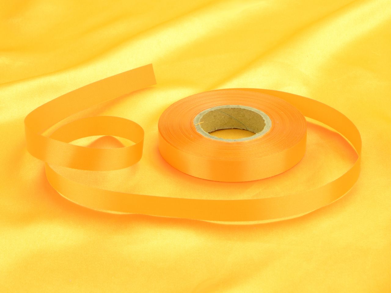 satinband gelb 14mm 30 meter