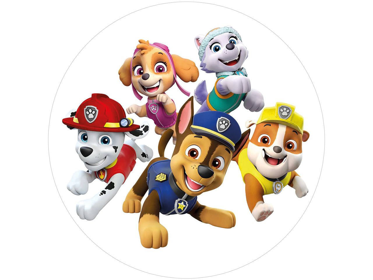tortenaufleger paw patrol rund 20cm