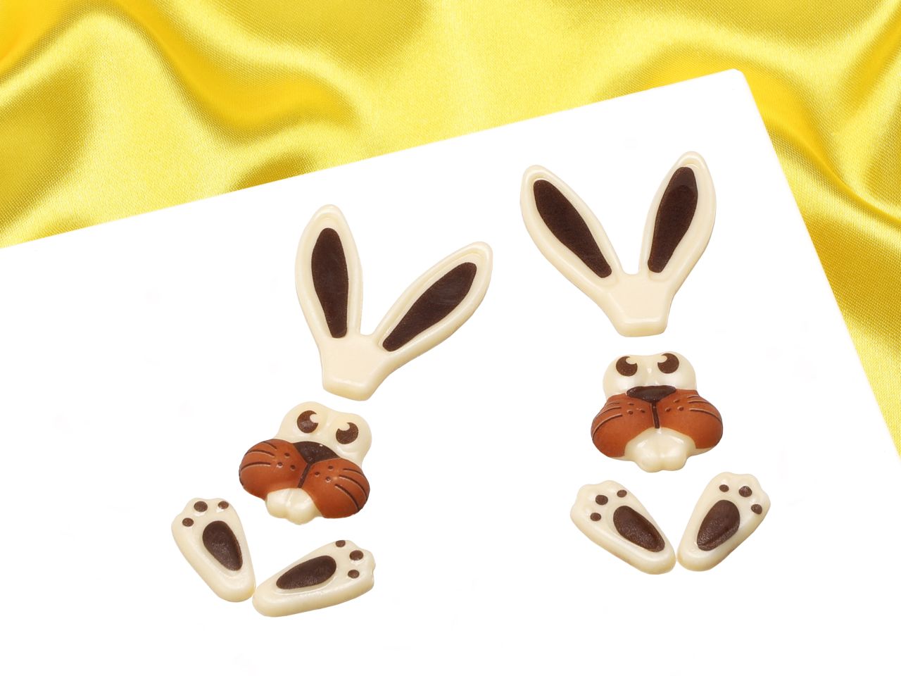 schokoladendekor osterhase 2 stueck