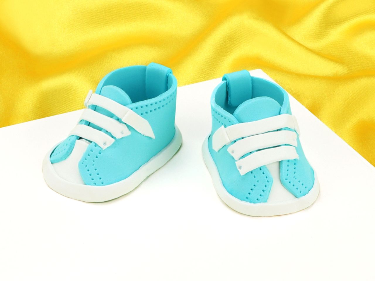 feinzucker babyschuhe blau